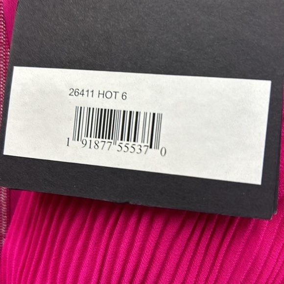 Mac Duggal 26411 NWT PLEATED BELL SLEEVE CHIFFON MINI DRESS - Picture 8 of 9